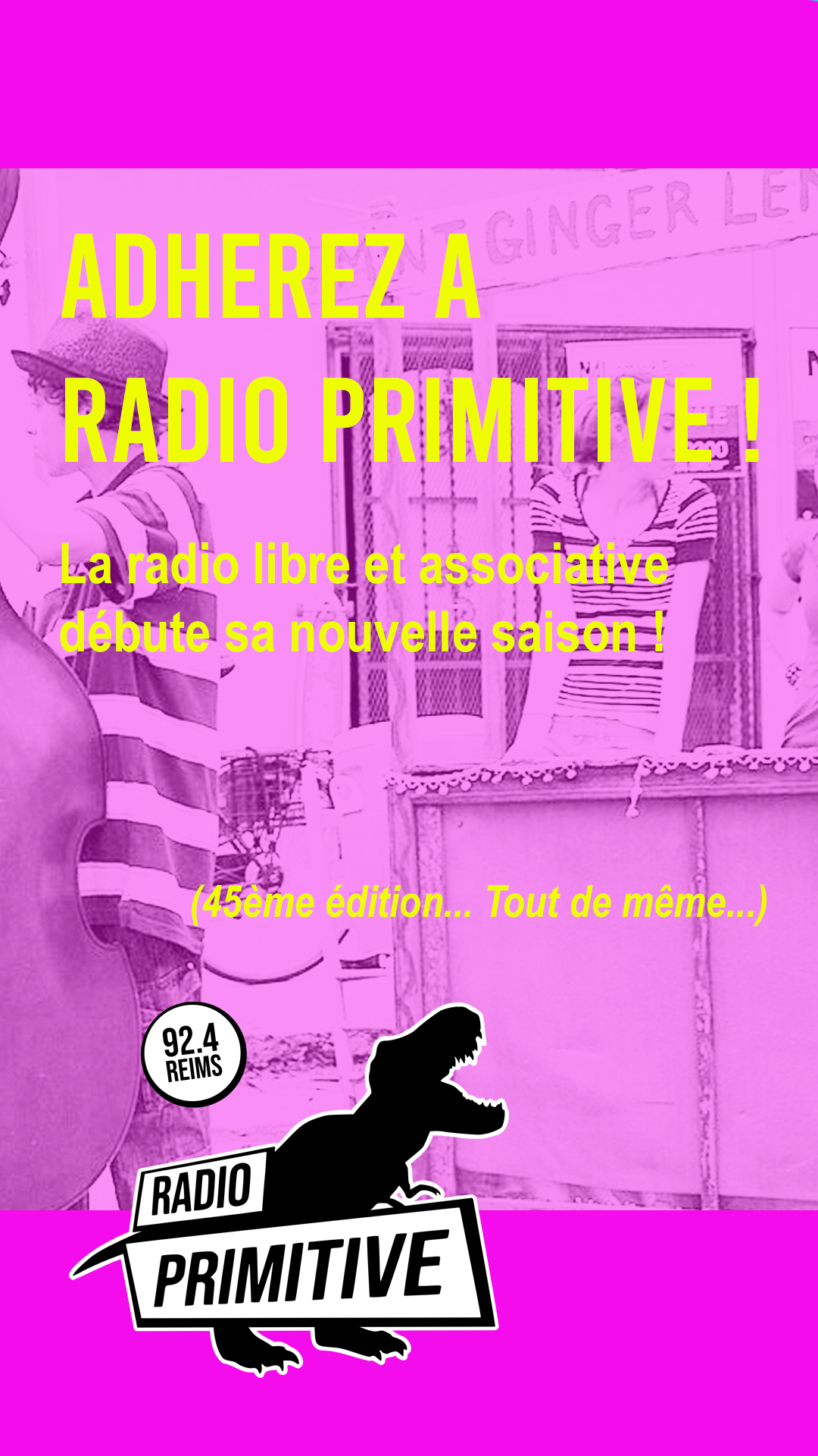 Adhérez à Radio Primitive ! Nouvelle saison !