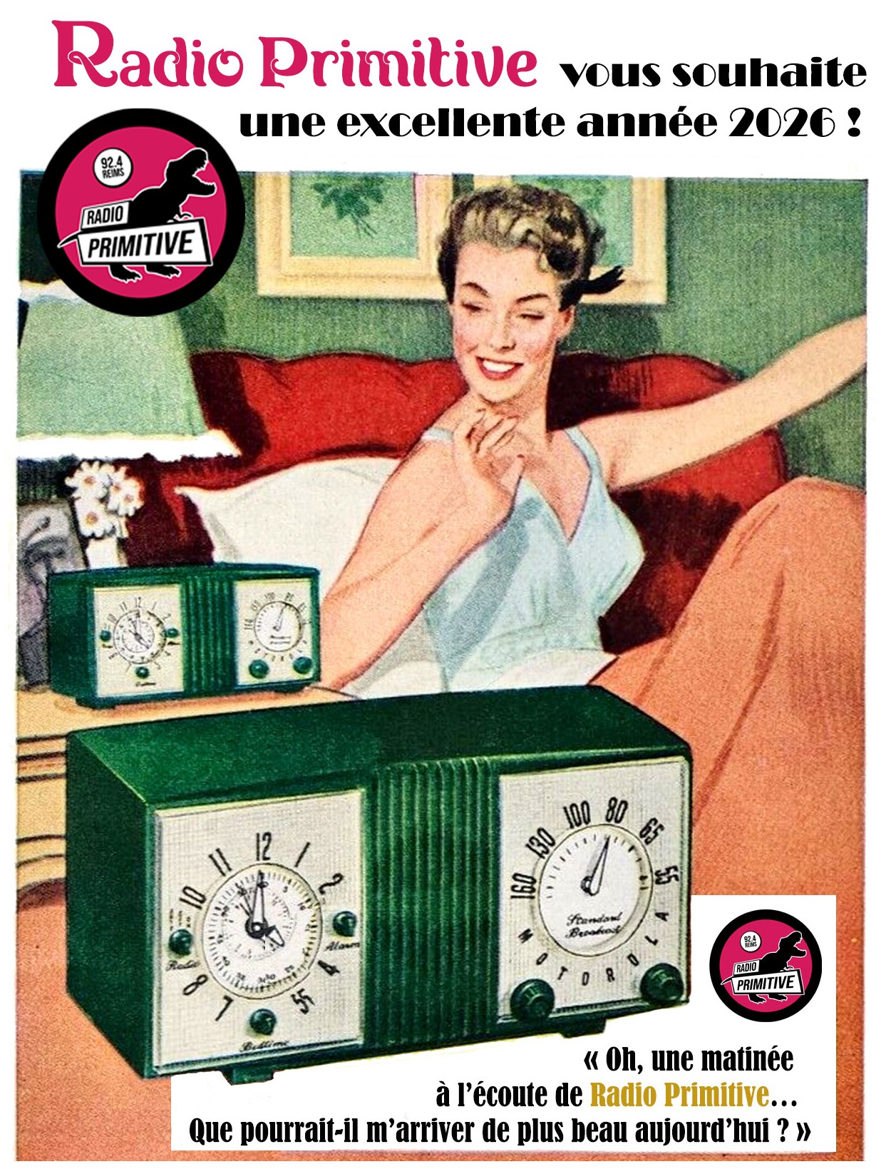 Radio Primitive 🦖  vous souhaite une excellente année 2026 !