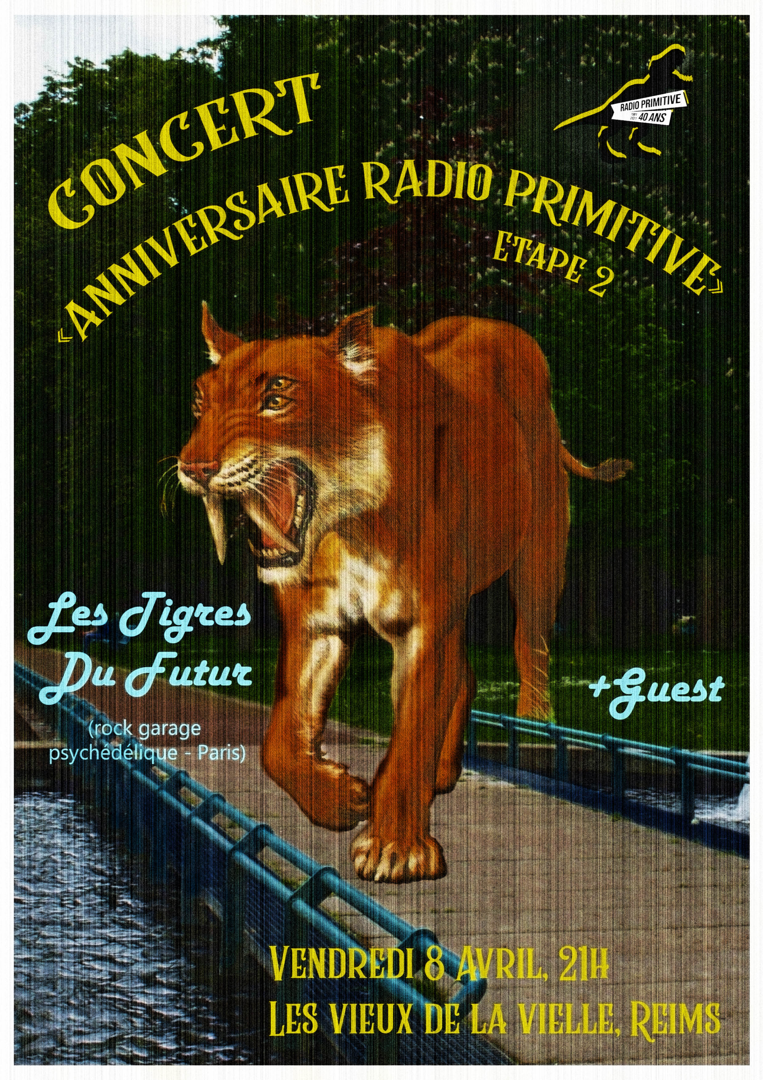 🦖 Radio Primitive fête ses 40 ans : étape #2 le 8 avril !