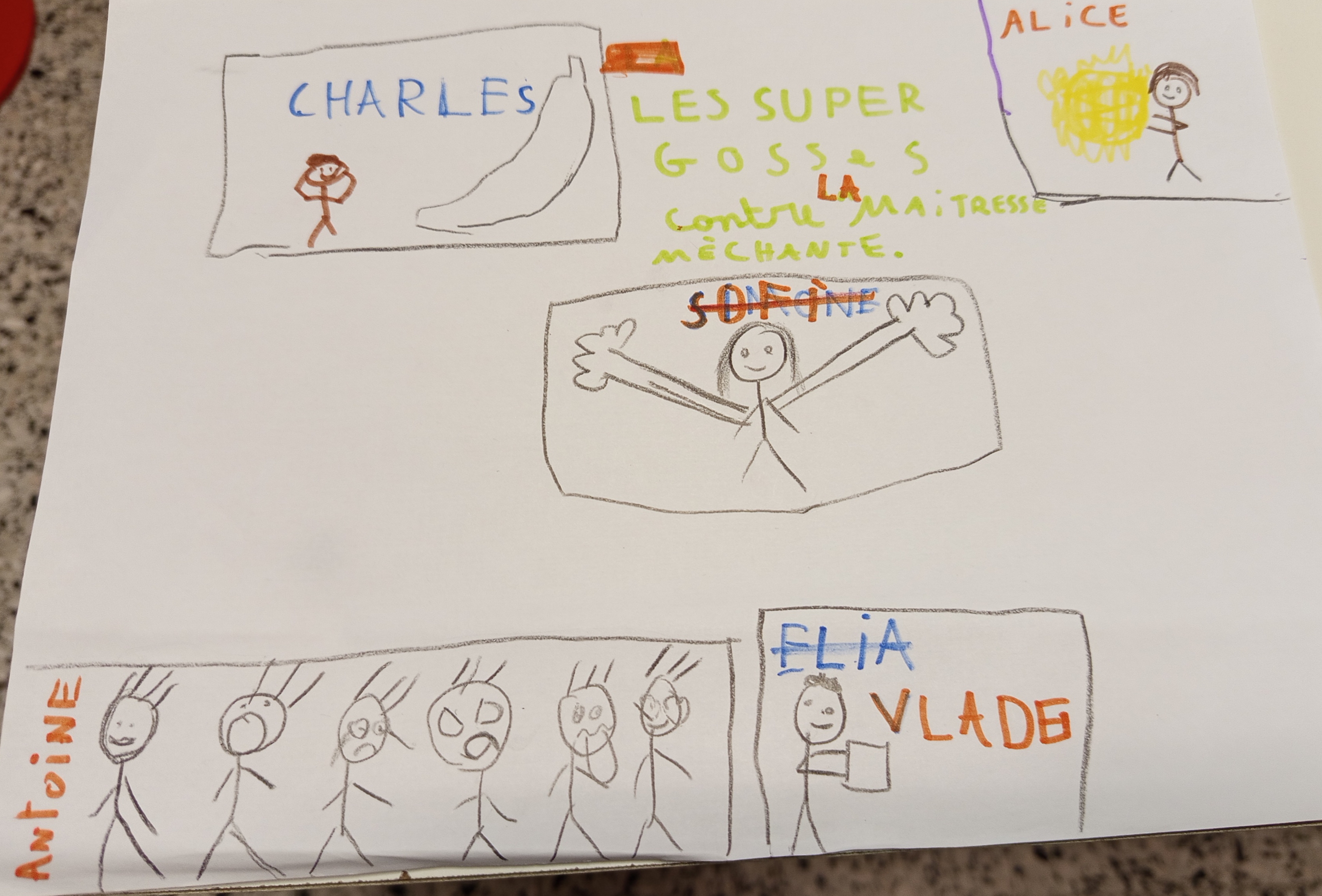 Illustration de Les supers gosses contre la maitresse méchante