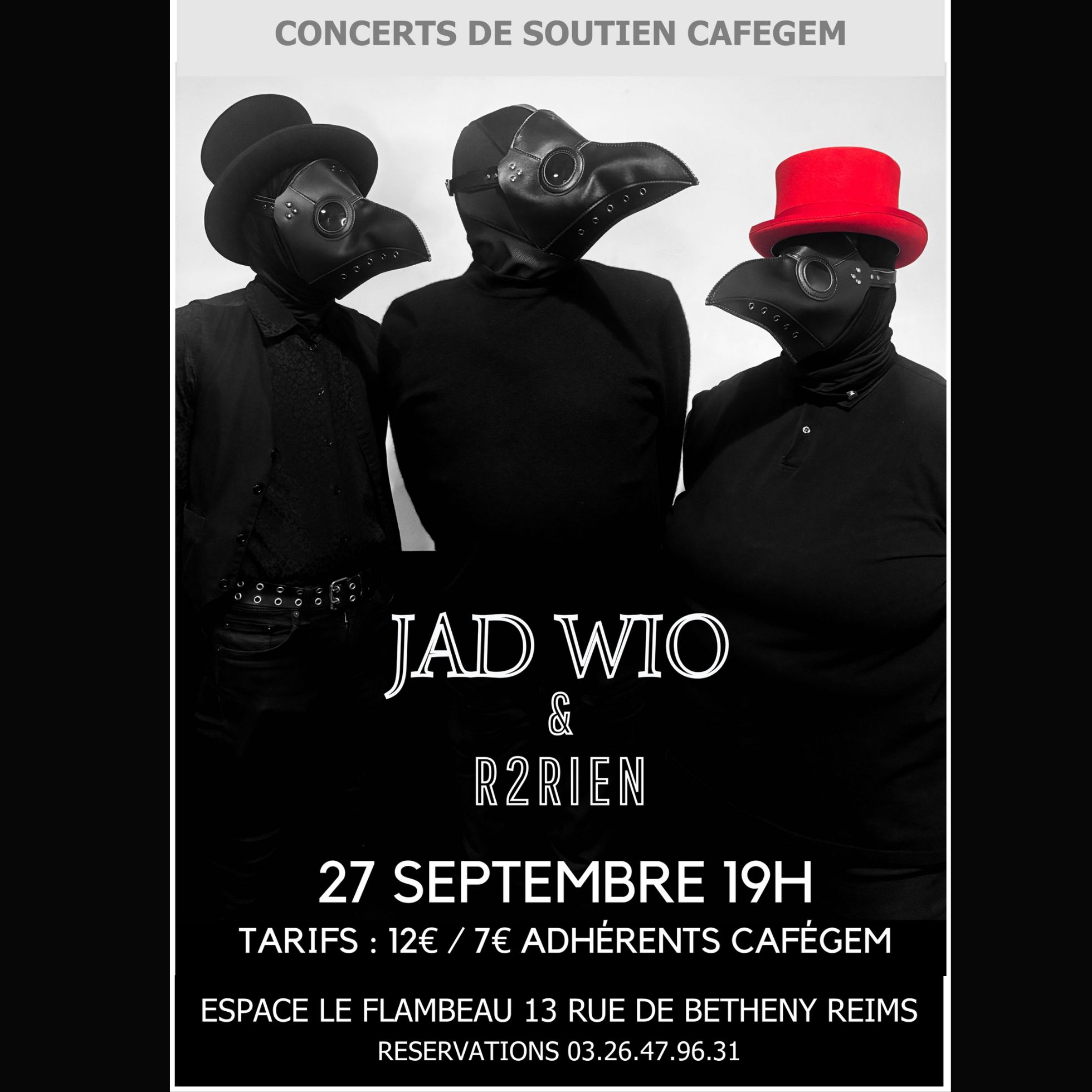 Jad Wio et les R2Rien en concert
