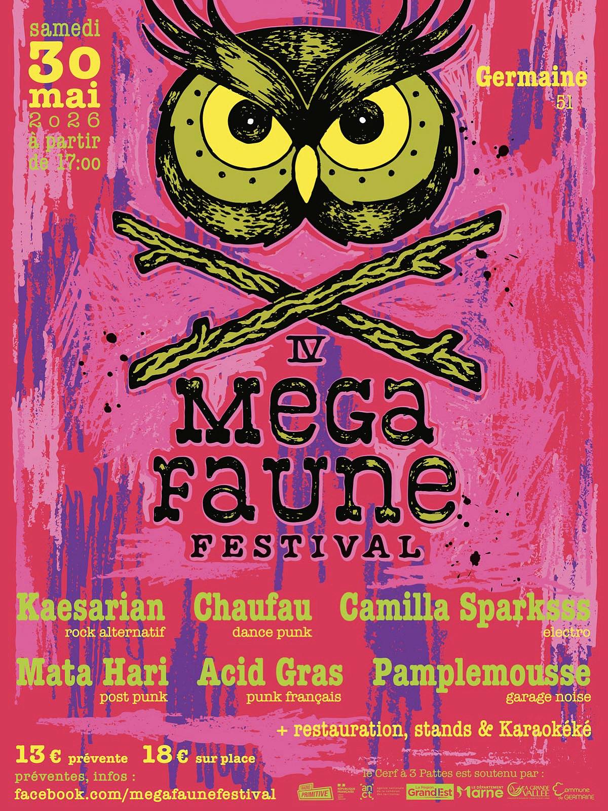 Préparez-vous pour le Mégafaune festival