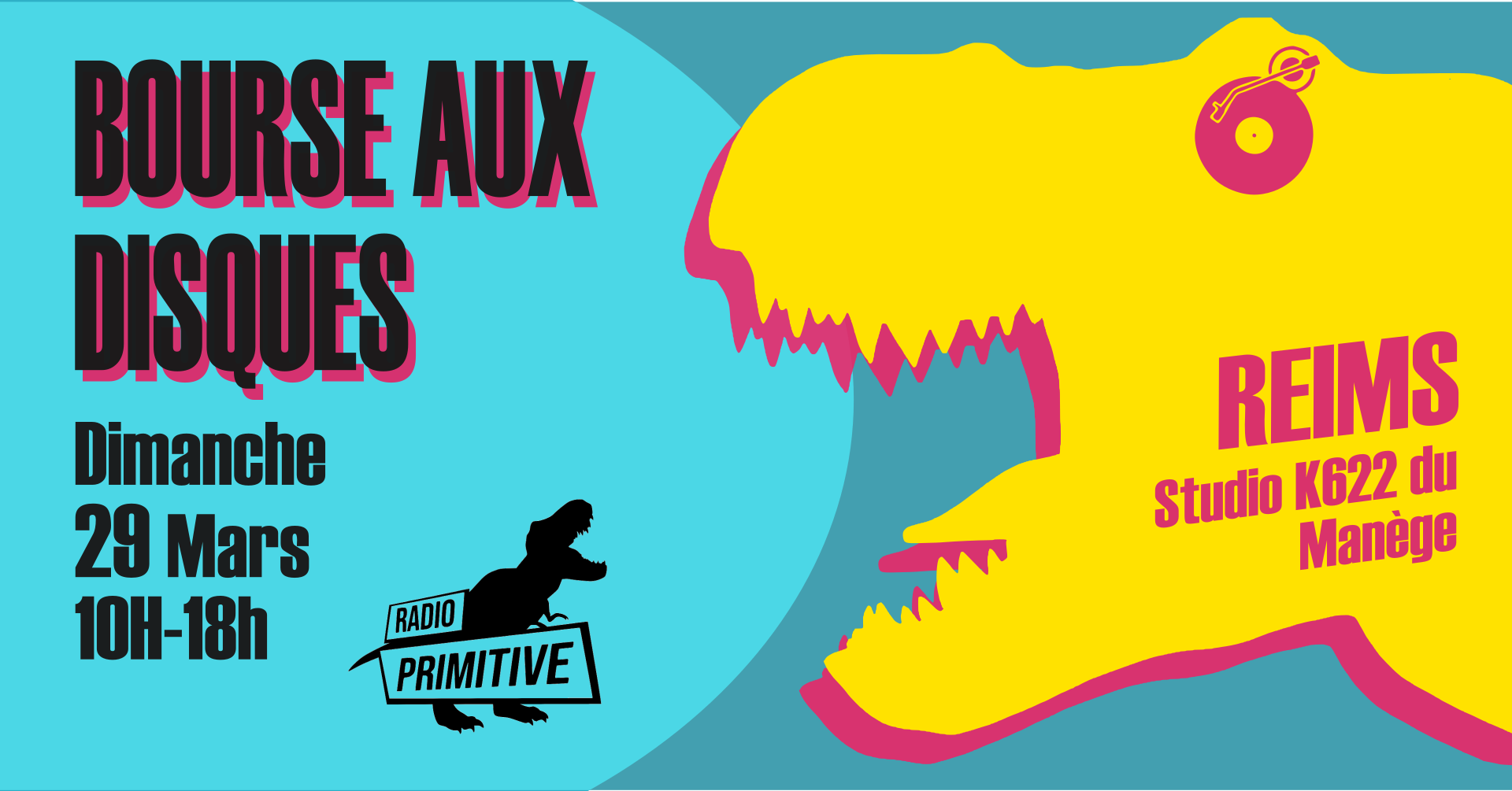 Bourse aux disques de Radio Primitive ! 29 mars 2026 !